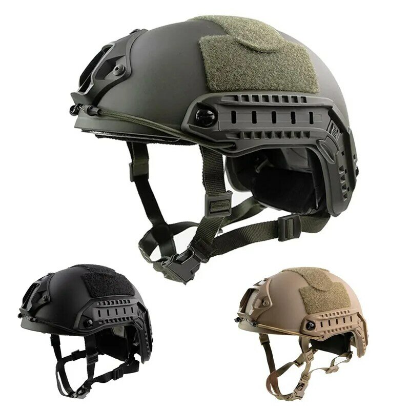 Airsoft-mhタイプの戦術的なピンボールヘルメット、高速