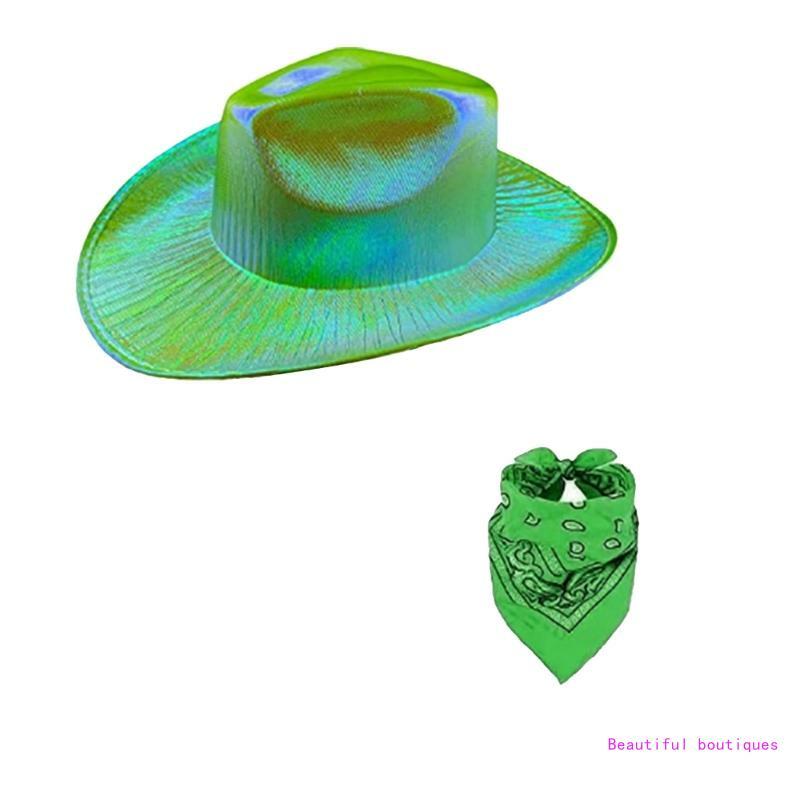 1 zestaw Cosplay kowbojski kapelusz i maska ​​rowerowa dla kobiet mężczyzn Cosplay kowbojskie materiały DropShip