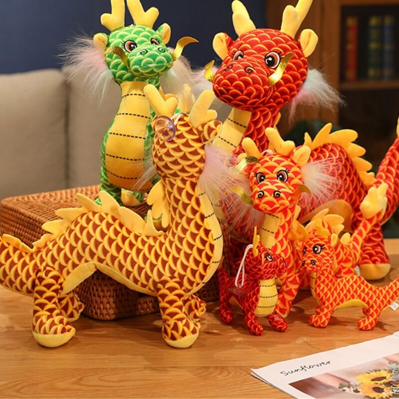 Soft Stuffed Dragon Plushies Animal Plush  Toy Home Decorations Kids Gift G99C