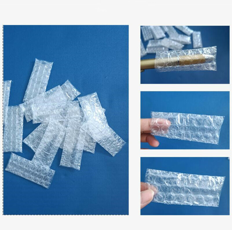 50 Stks/partij Kleine Witte Bubbelverpakkingszakken Pe Plastic Wikkel Envelop Product Schokbestendige Beschermende Tas