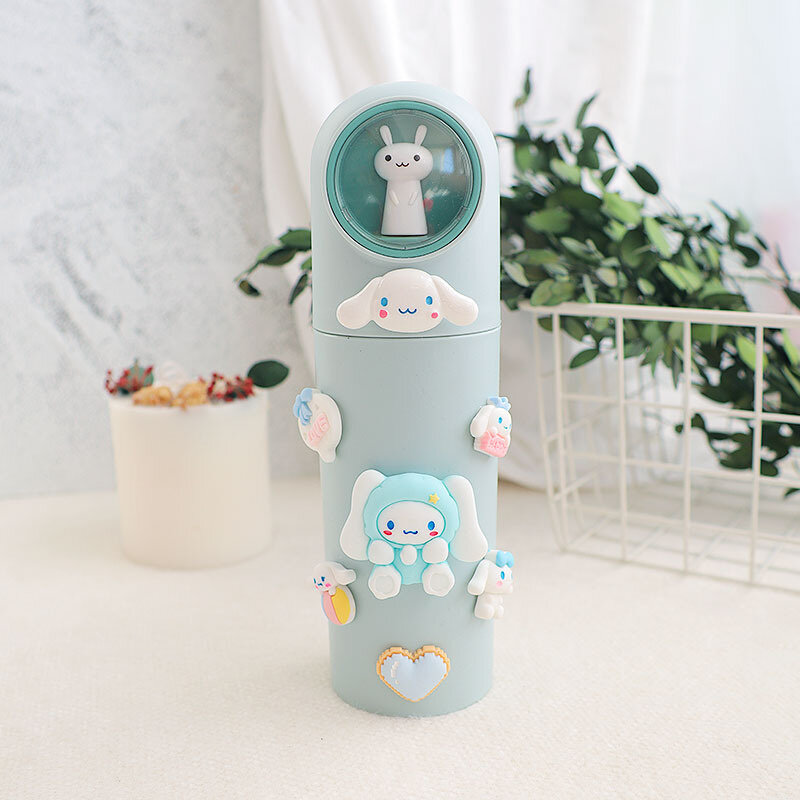 Kawaii Sanrioed Kuromi Mouthwash Cup Storage Box Cute Hello Kitty My Melody Cinnamoroll Travel Portable Plastic Toothbrush Cup