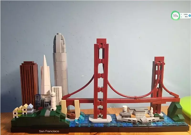 2023 Skyline Serie San Francisco Architektur Bausteine Ziegel Spielzeug für Erwachsene Kinder Kunst Home Dekoration Geschenke