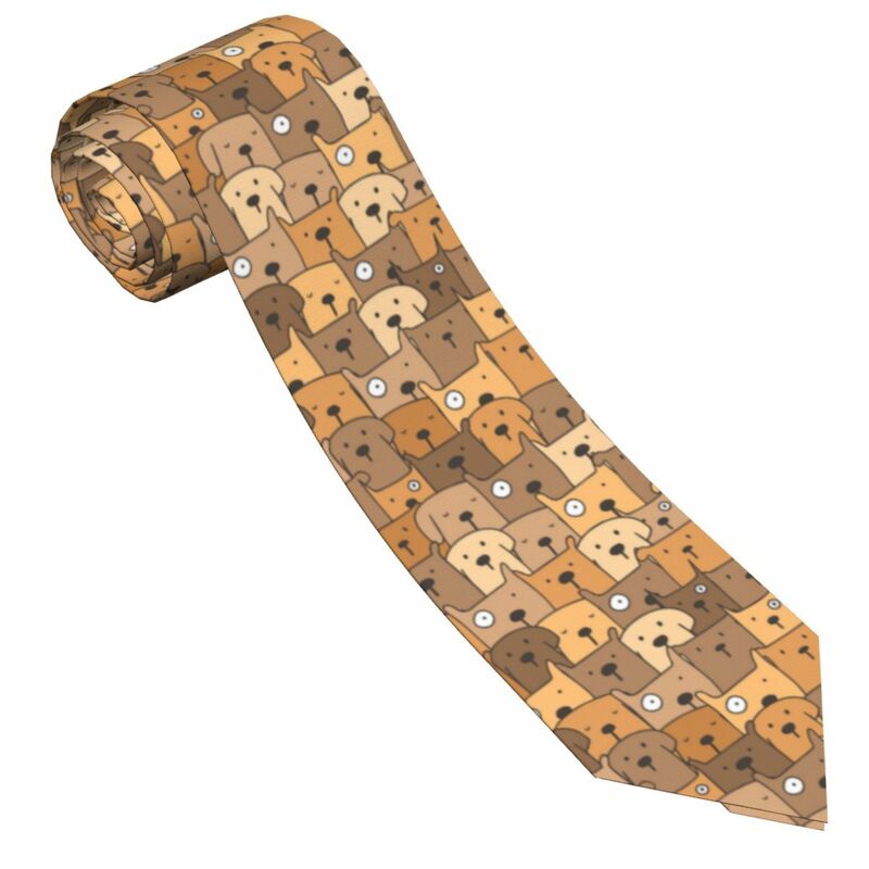 Brązowy krawat pies psy domowe szczeniak krawaty odzież na co dzień krawat krawat ślubny poliester
