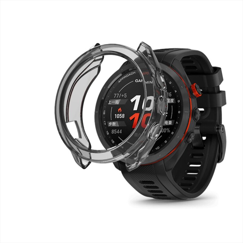 Klare TPU-Schutzhülle für Garmin Approach S70 42mm 47mm Smartwatch Soft Silikon Stoßstangen schutz Shell Accessoires
