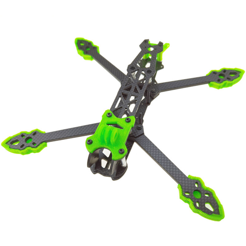 Mark4 Set bingkai Drone balap RC, 7 inci FPV 295mm dengan lengan 5mm, serat karbon 3K, Set rangka Drone balap