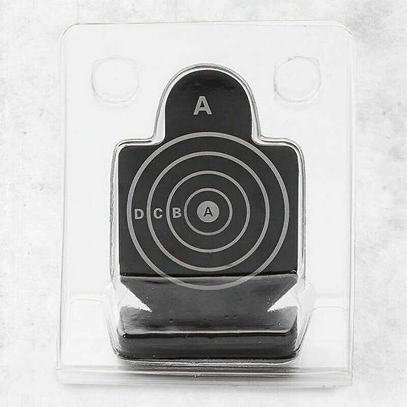 4Pcs IPSC Competitive Sports Mini Alloy Human Shape Targets Durable Easy Install Easy To Use