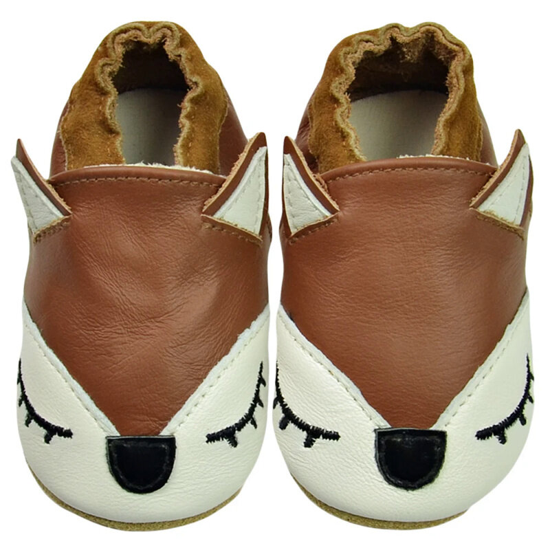 Zapatos de piel de vaca auténtica para bebé, botines de suela suave para recién nacido, mocasines para niños y niñas, Zapatillas para primeros pasos