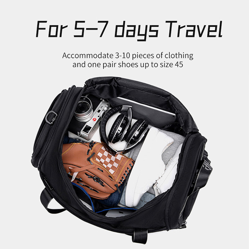 Arctic Hunter Outdoor New Travel Bag Large Capacity Luggage Bag Lightweight Waterproof Oversized Men's Storage Shoulder Bag