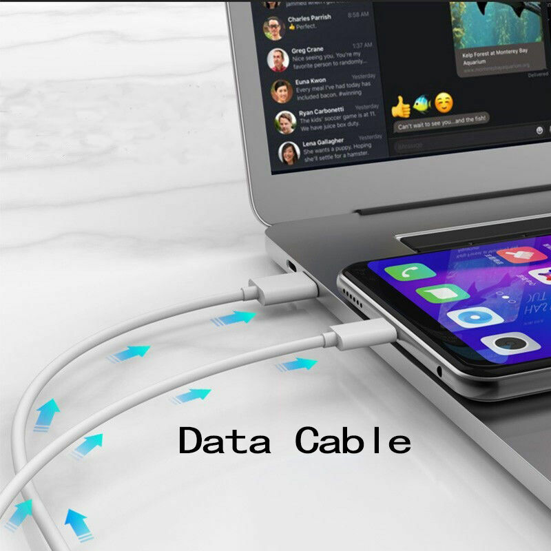 Micro câble USB de type C pour recharge rapide et données, longueur 0.25m/0.5m, mini cordon portable court pour charger une banque d'alimentation, fil pour téléphone portable