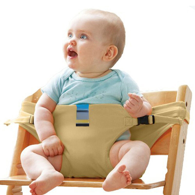 Krzesełko dla dziecka pas bezpieczeństwa przenośne siedzisko obiad na fotel folia Stretch krzesełko do karmienia szelki fotelik dziecięcy kojec