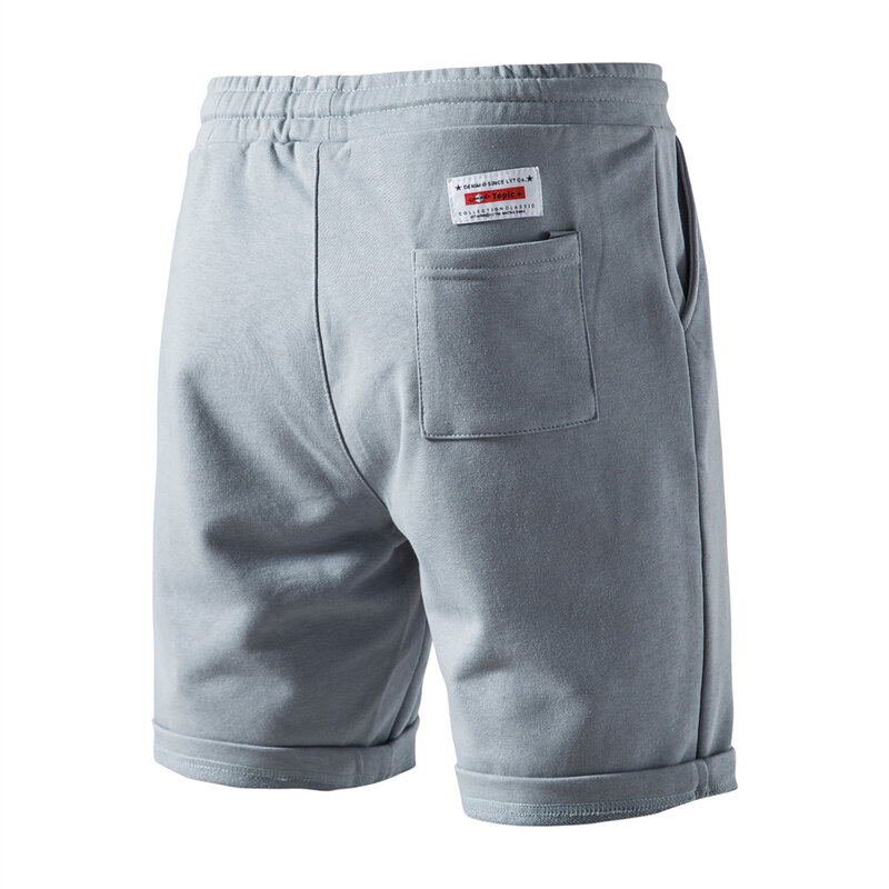Pantalones cortos de algodón suave para hombre, ropa informal de verano para estar en casa, correr, trotar