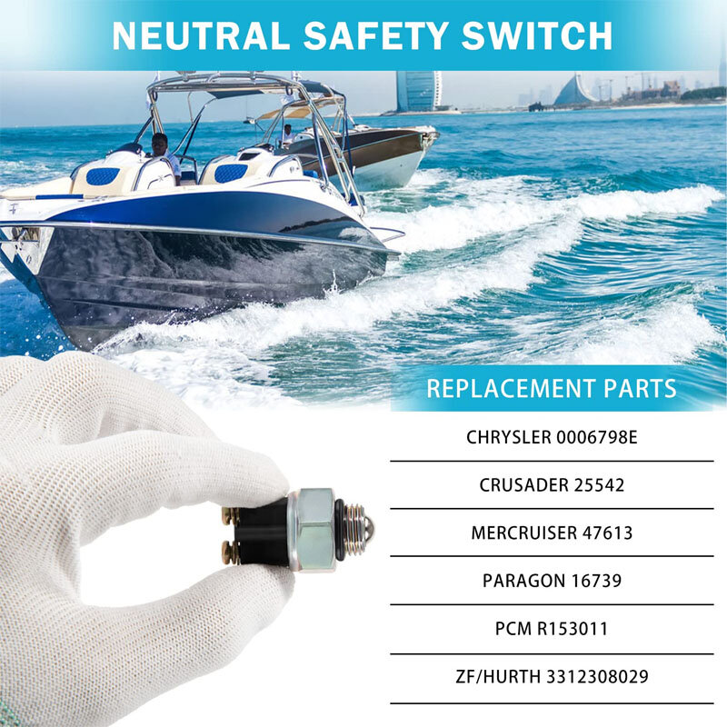 Neutralny wyłącznik bezpieczeństwa przekładni morskiej zastępuje 1000-640-004 3312308029 Fit for ZF 45A 63 80v dla Hurth HSW 450A więcej
