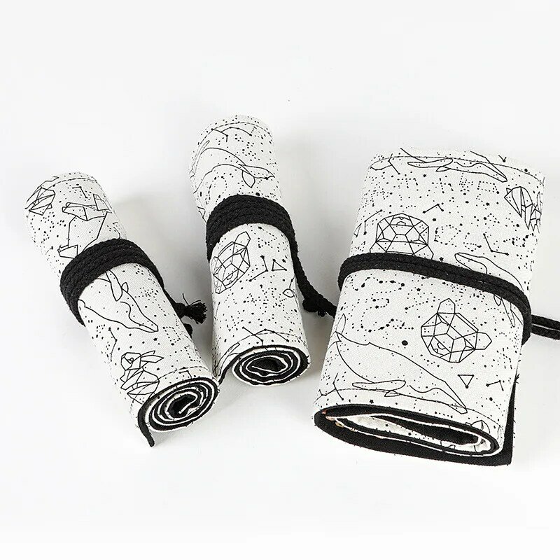 Star Map borsa per matite per maglieria penne all'uncinetto custodia per contenitori artigianato supporto per pennelli per pittura per cucire, penne non incluse