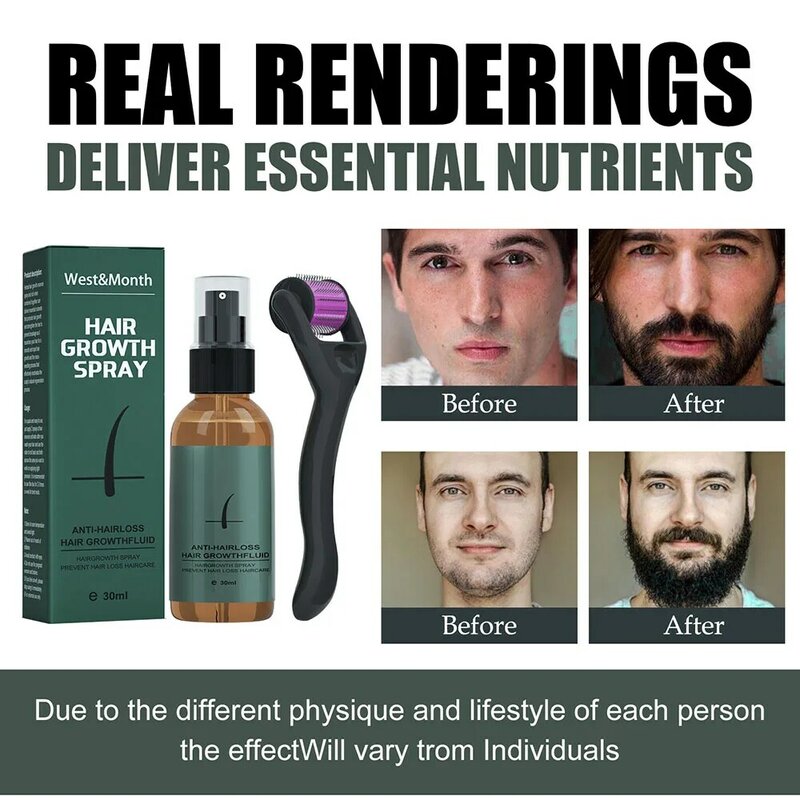Set Spray per la cura della barba soluzione nutrizionale per barba crespo secco prodotto per la cura della barba