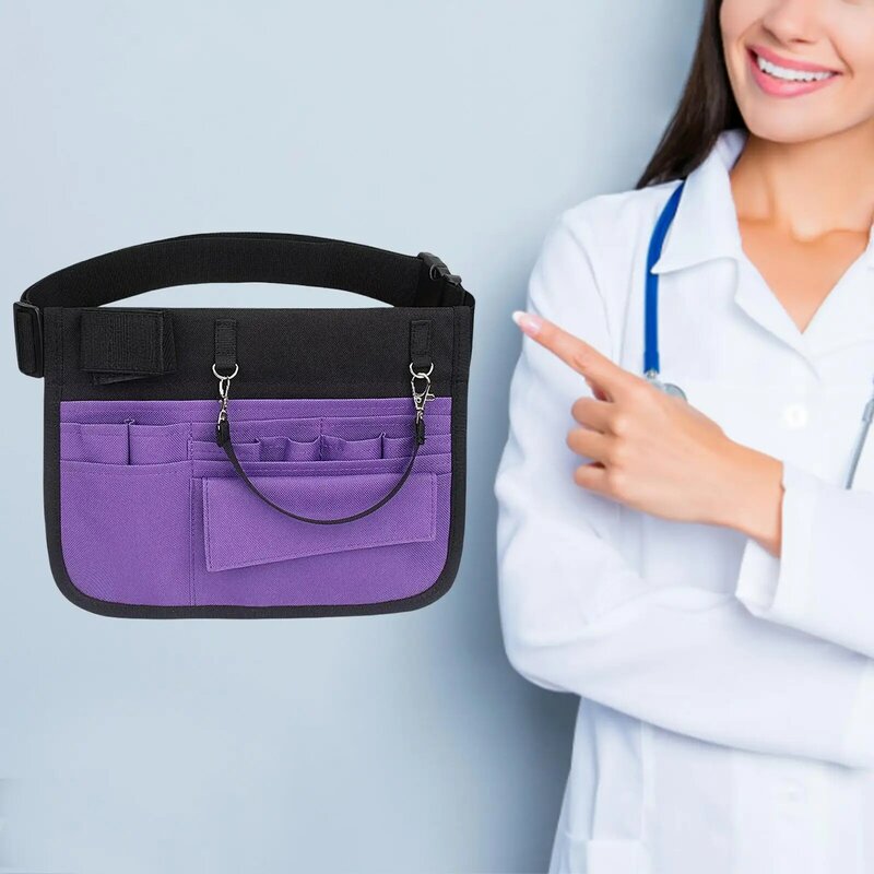 Enfermeiros bolsa saco da cintura ajustável fanny pack bolsa oxford pano acessórios
