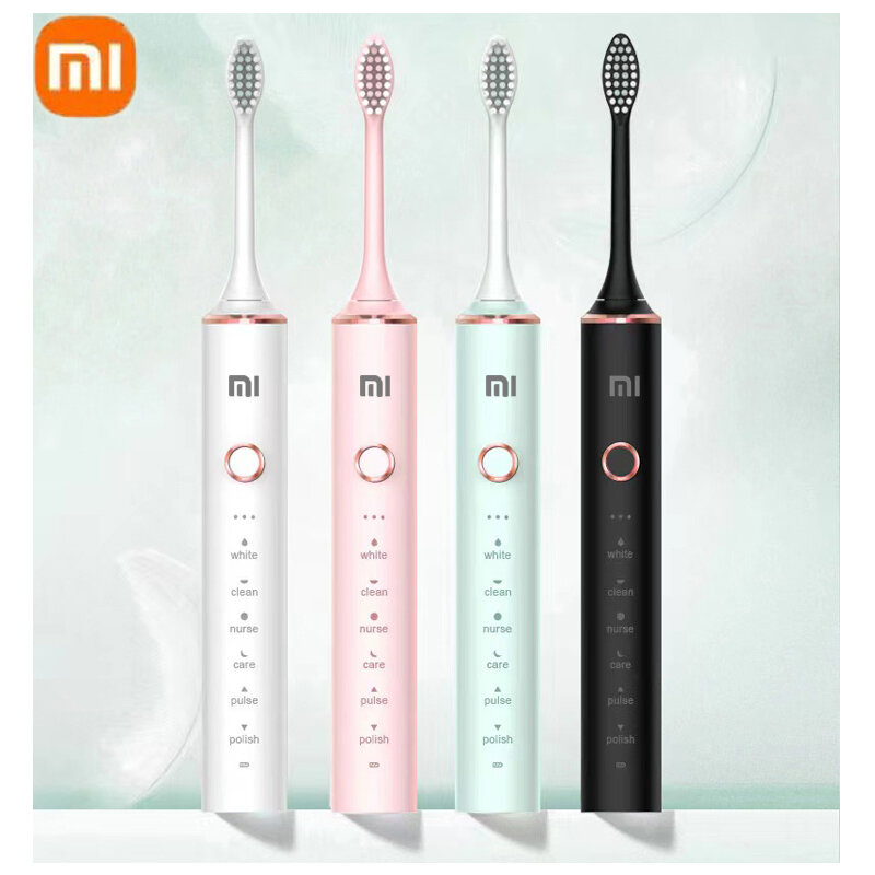 Xiaomi-スマートホーム電動歯ブラシ,ソフトブラシ,保護歯茎,クリーニング,強力な学生