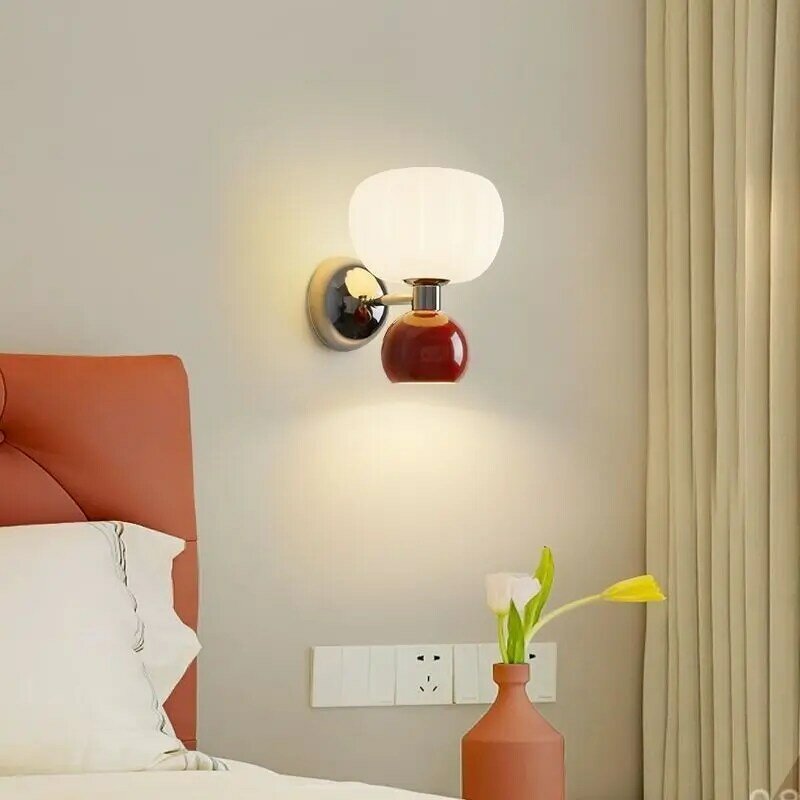 샤인노트 따뜻한 어린이 방 크림 공기 벽 램프, 거실 복도 복도 조명, 창의적인 벽 램프 bd0087