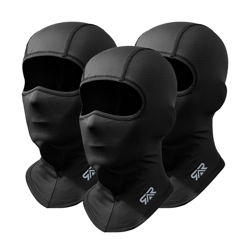 LONGLONG-pasamontañas de 3 piezas, máscara de protección solar, ligera y cómoda, para verano, ciclismo y senderismo