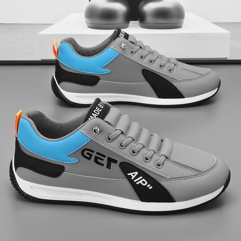 2024 Sneakers da uomo di marca scarpe casual in pelle di moda scarpe da corsa leggere scarpe comode da passeggio con plateau scarpe vulcanizzate