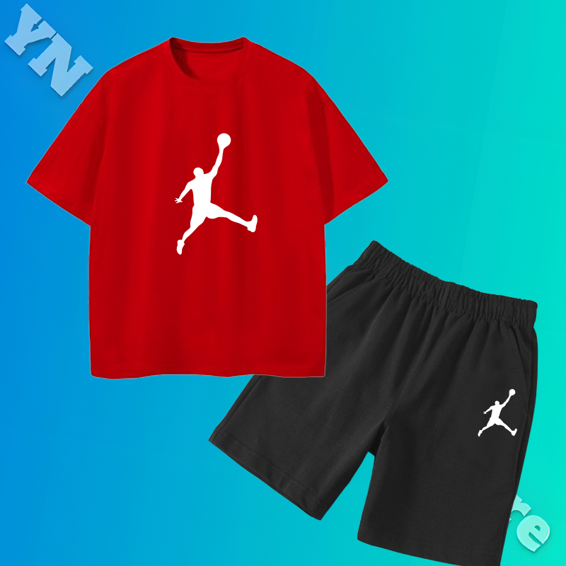 2 pezzi abbigliamento per bambini abbigliamento sportivo per bambini set per bambini ragazzi t-shirt pantaloncini estate cotone manica corta set di abbigliamento moda