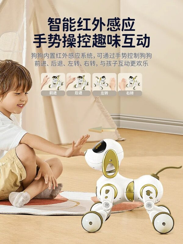 Robot jouets AI pour enfants, cadeaux d'anniversaire, voix intelligente, éducation précoce