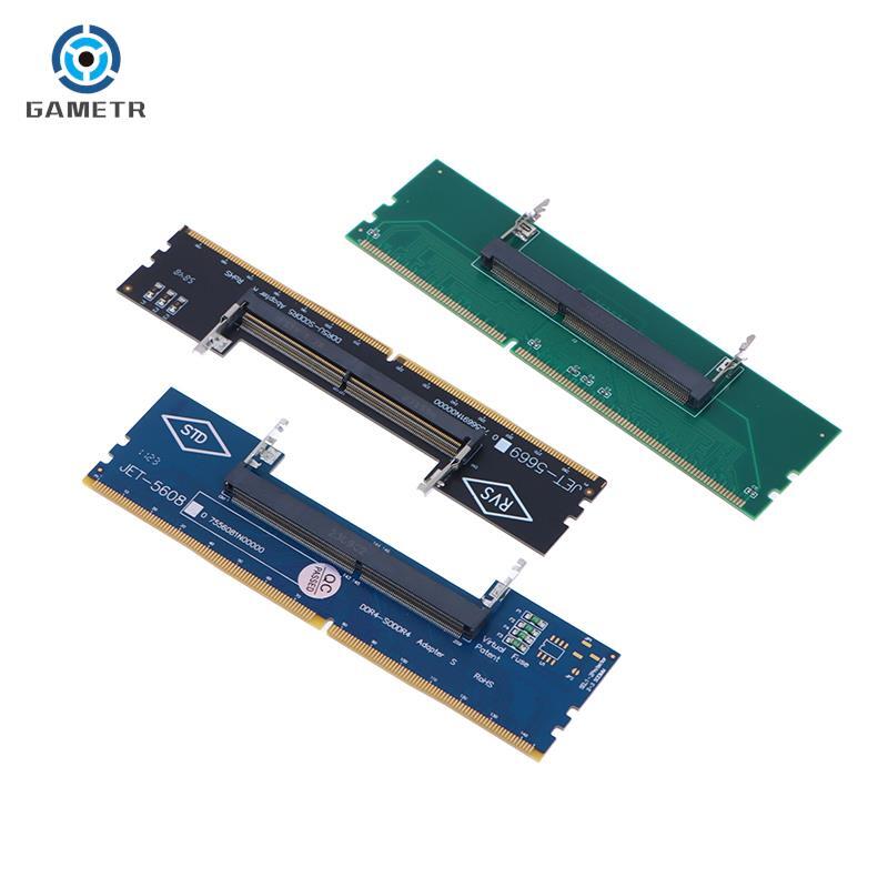 DDR3 DDR4 DDR5 adaptor, SO-DIMM Laptop ke Desktop Adapter kartu memori RAM konektor adaptor