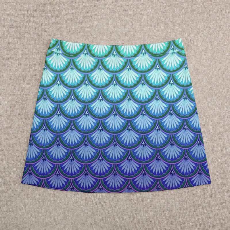 Das "Jetzt bin ich eine Meerjungfrau!" Jakobs muscheln Design Minirock Damen röcke Trend Kleidung weibliche Sommer Damen bekleidung
