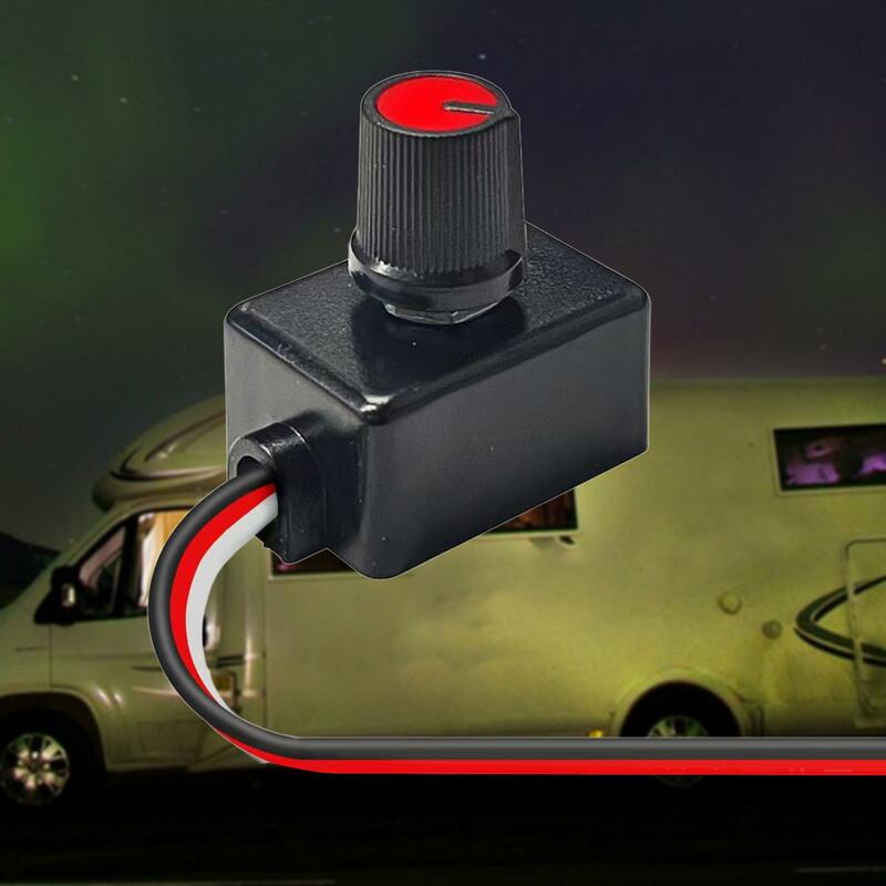 Ogólny przełącznik ściemniacza Szybko w montażu pokrętło ściemniacza do wnętrza świateł LED RV