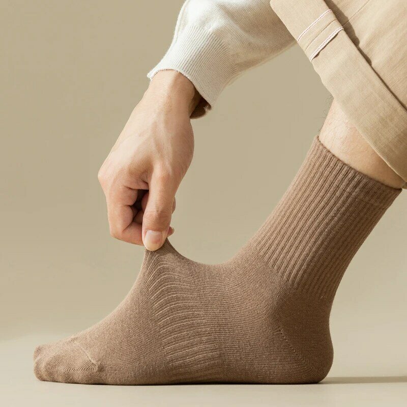 Calcetines deportivos transpirables para hombre y mujer, calcetín de algodón de tubo largo, informal, ideal para monopatín, 5 pares, novedad