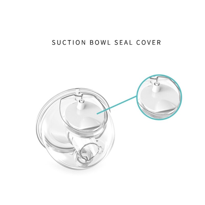 Milk Collector Bra Adjustment Buckle BPA Silicone Diaphragm Suction Bowl Seal Cover Electric Breastpump Replacement