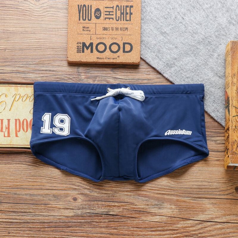 Aussiebum-Maillot de bain décontracté pour homme, maillot de bain de plage avec lettres imprimées