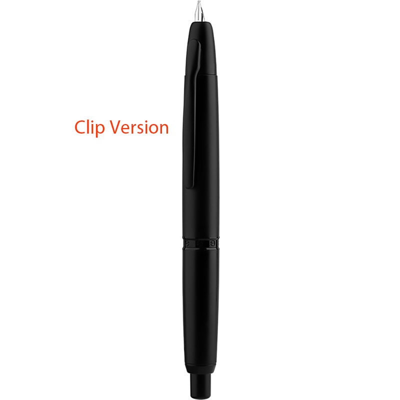 In Stock ! MAJOHN A1 Press Fountain Pen, Retractable Extra Fine Nib 0.4mm Metal with Clip / No Clip Gift Ink Pen for Writing