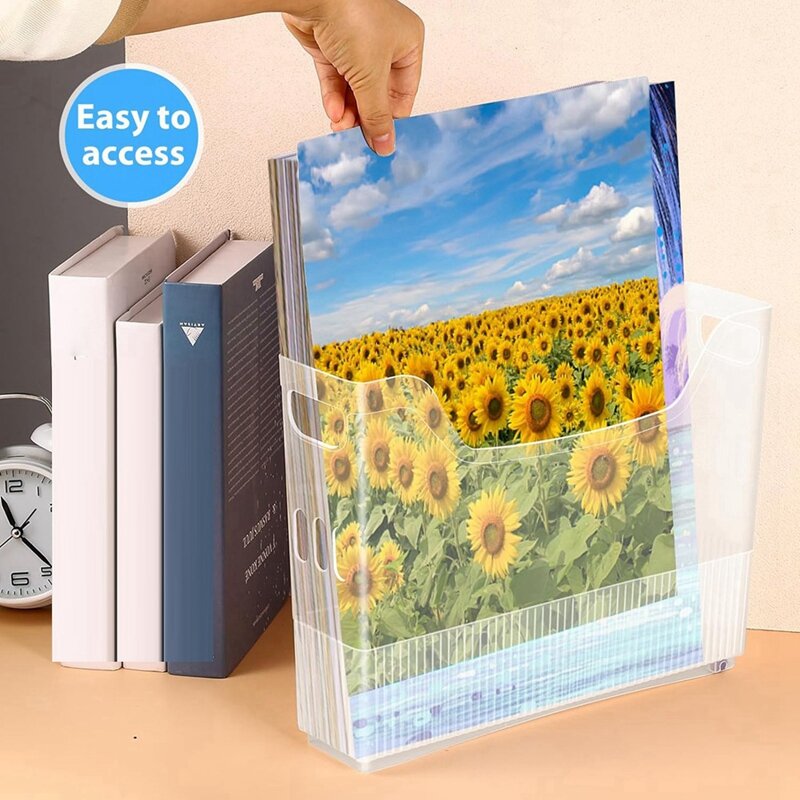 3-Piece Scrapbook Paper Organizer With Wheels 30 X 30 Inch Plastic Clear Scrapbook Paper Organizer, Craft Storage Easy To Use