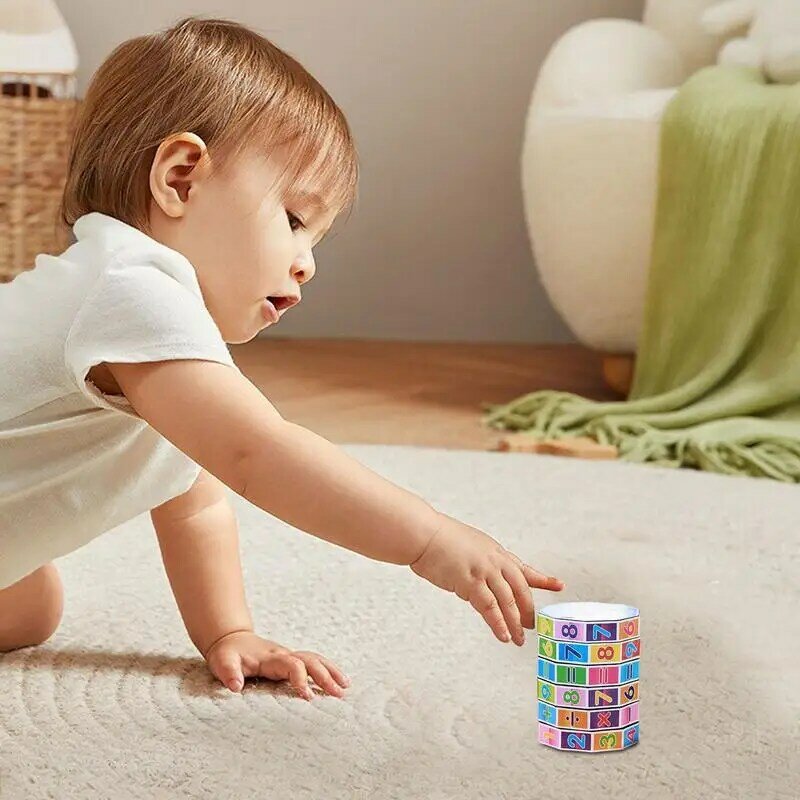 Cube mathématique Montessori pour enfants, jouets de puzzle, ajouter des soustractions, multi-rôle et des exercices de synchronisation, irritation, fournitures de chambre