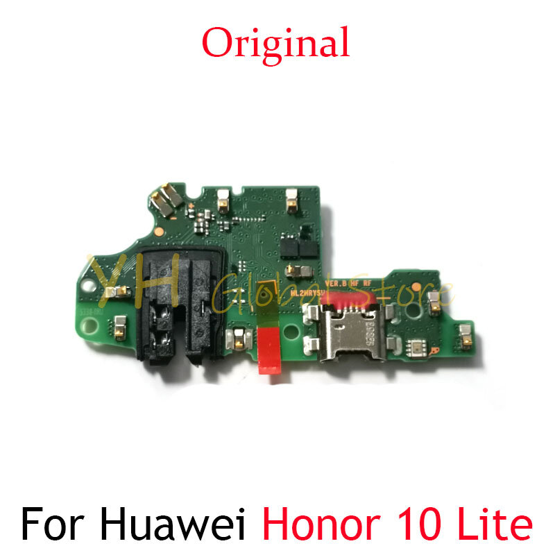 Original For Huawei Honor 10 Lite USB Charging Dock Connector Port Board Flex Cable Repair Parts
