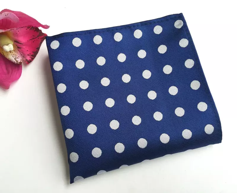 Small Dot Pattern Handkerchief for Men, Pocket Squares, Acessórios Business Suit, Lenço Masculino, Frete Grátis, 11 Cores, 25cm