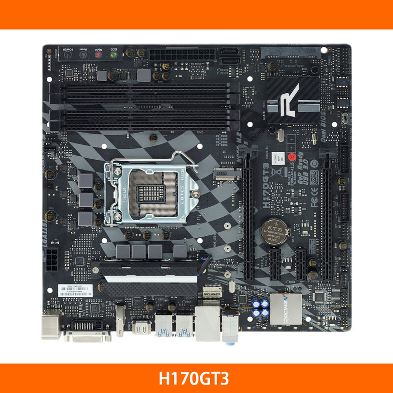 Voor Biostar H170GT3 H170 Lga 1151 DDR4 Usb 3.0 Usb 2.0 Micro Atx Desktop Moederbord Originele Kwaliteit Snel Schip