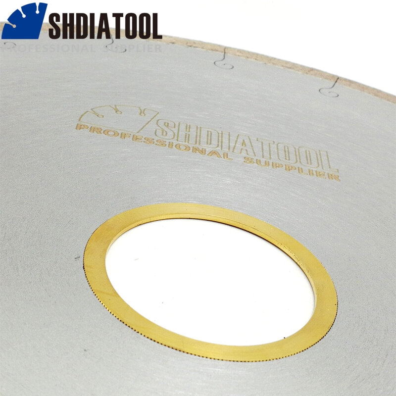 Shdiatool disco de corte de lâminas de serra de diamante, 2 peças, dia 8 "/200mm, ranhura de gancho com ruído baixo para cerâmica de azulejo e mármore