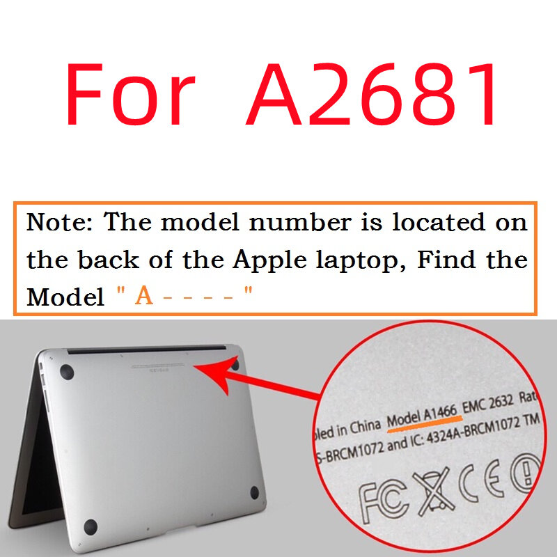 애플 맥북 에어 M2 칩 스크래치 방지 HD 투명 보호 필름, 9H 강화 유리 스크린 보호대, 13.6 인치 2022 모델 A2681