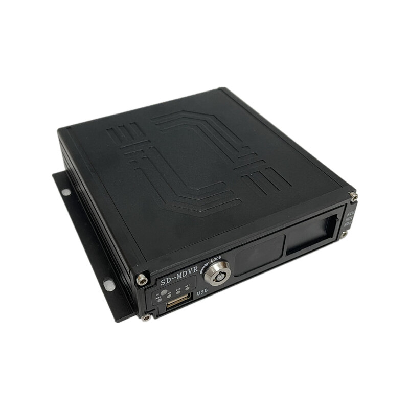 Perekam Video Seluler Dvr 4ch MDVR Mobil 4 Saluran Dvr Sistem Kamera Keamanan Mobil Kit Kamera DVR Pengawasan Mobil