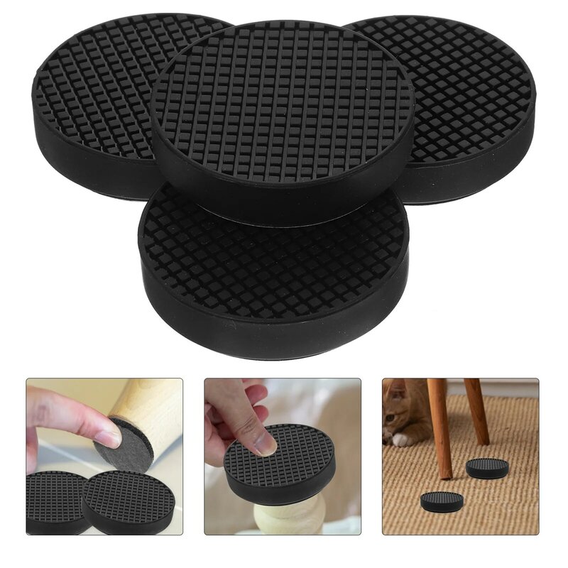 Tampons en polymères non ald pour meubles, protection des jambes de canapé, pour les sols en bois dur, 8 pièces