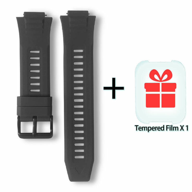 Jam tangan pintar Mk66 asli tali gratis bagian jam tangan pintar gelang 15mm tahan air kaca Tempered