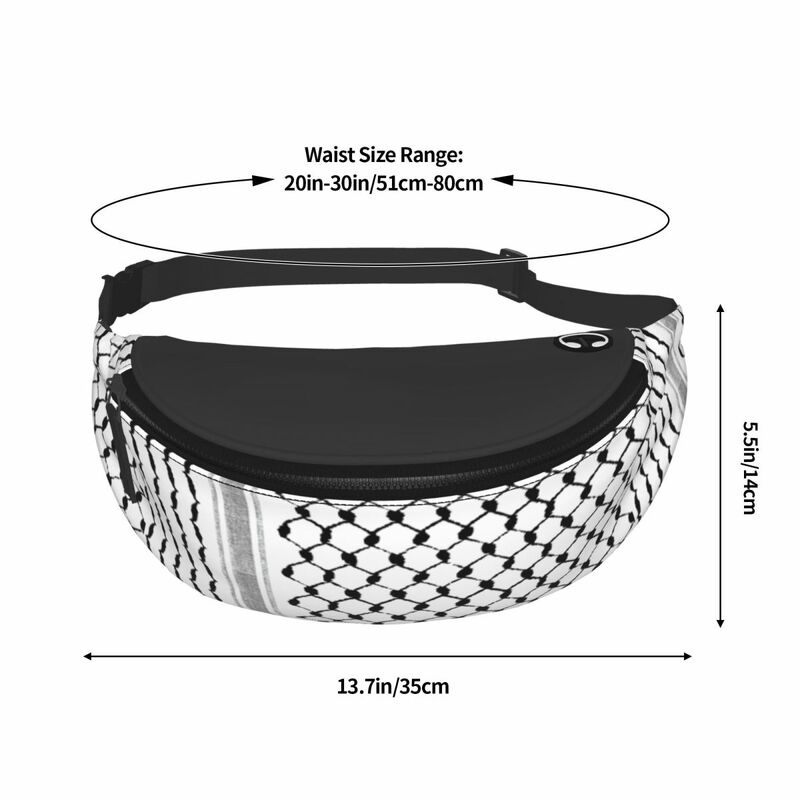 Merchandise della borsa del petto popolare di Hatta Kufiya palestinese per il marsupio alla moda della donna dell'uomo