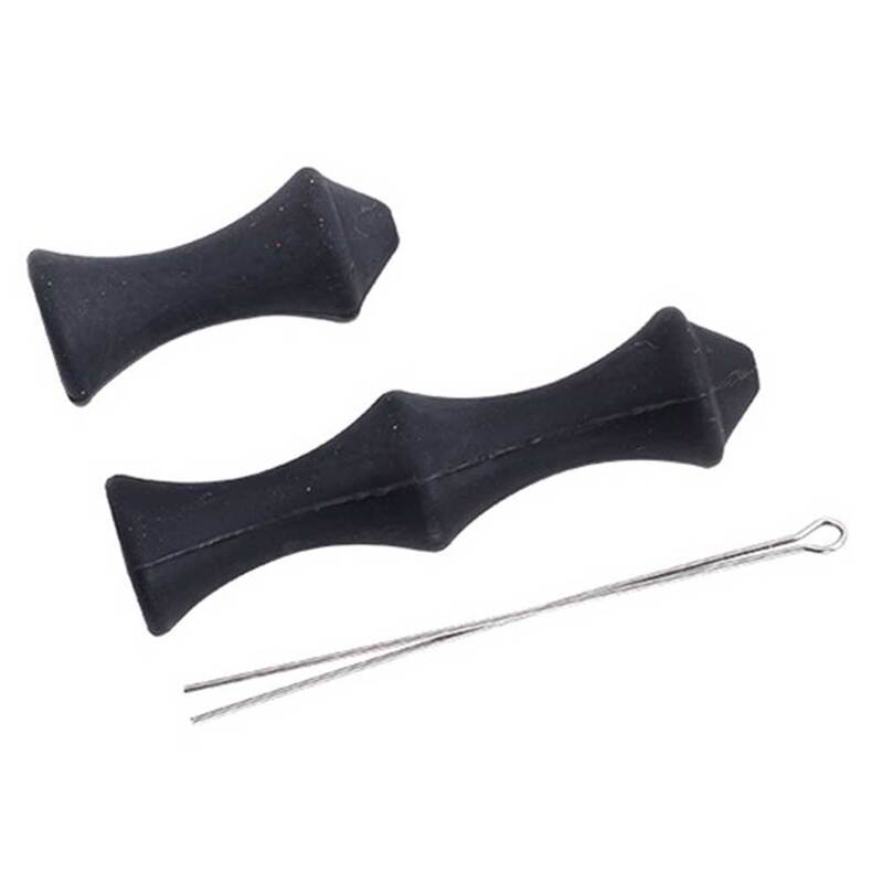 Protezioni per le dita protezione per le dita accessori per tiro con l'arco Bowstring attrezzatura da caccia ricurva Silicone rosso/nero/blu