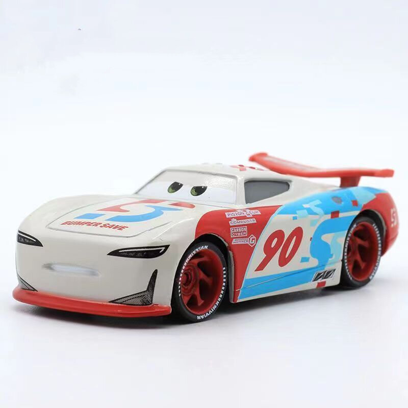 Disney-coche pixar Cars 3 para niños, juguete de aleación de Metal fundido a presión, Rayo McQueen, Matt Jackson Storm Ramirez, 1:55