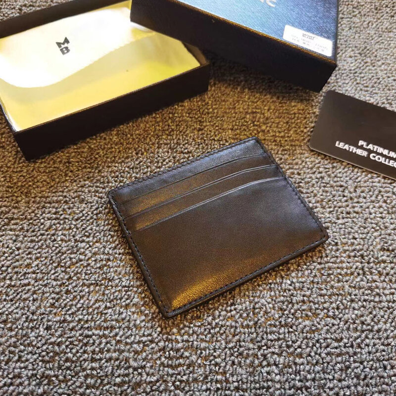 Genuine Leather Business Card Bag 7-bit Card Slot Business Card Business Card Holder With Original Gift Box