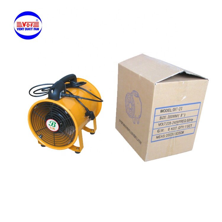 12Inch Ac Axial Industrial Suction Portable Electric Dust Air Blower Fan