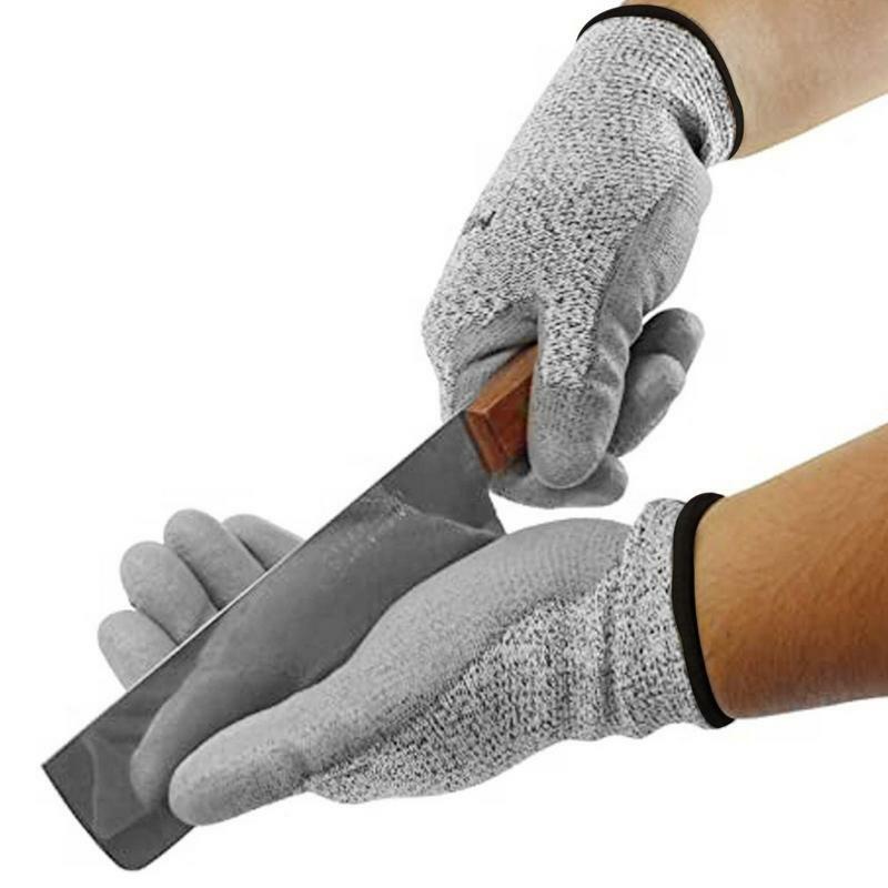 レベル5安全抗カット手袋高強度業界キッチン園芸アンチスクラッチアンチカットガラス切断多目的