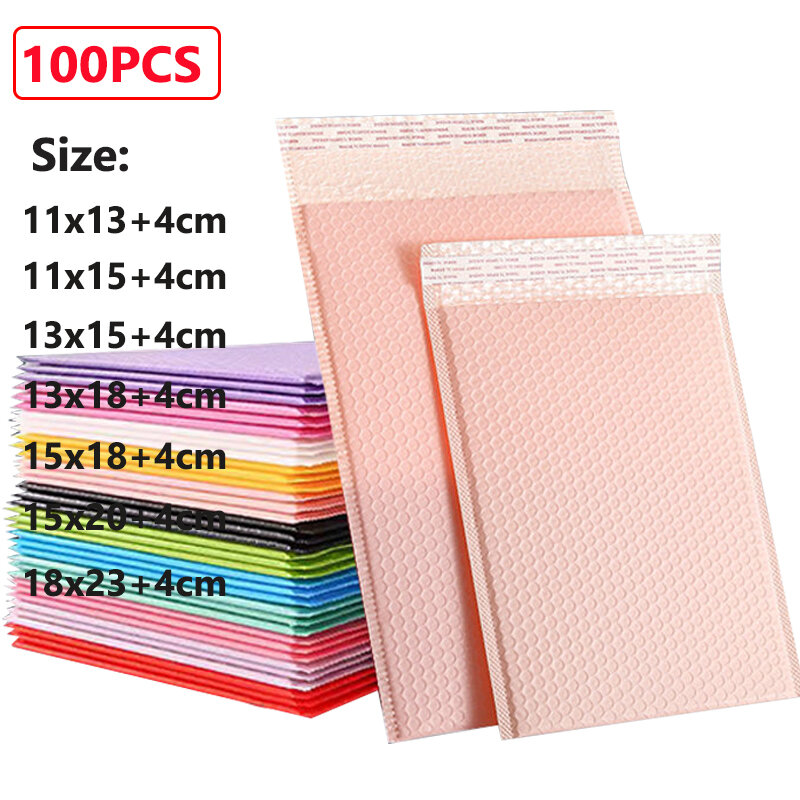 100PCS Bubble Mailers Padded Envelopes Lined Poly Mailer Shockproof Mailer Waterproof Mailer Self Seal Bag Packaging Supplies