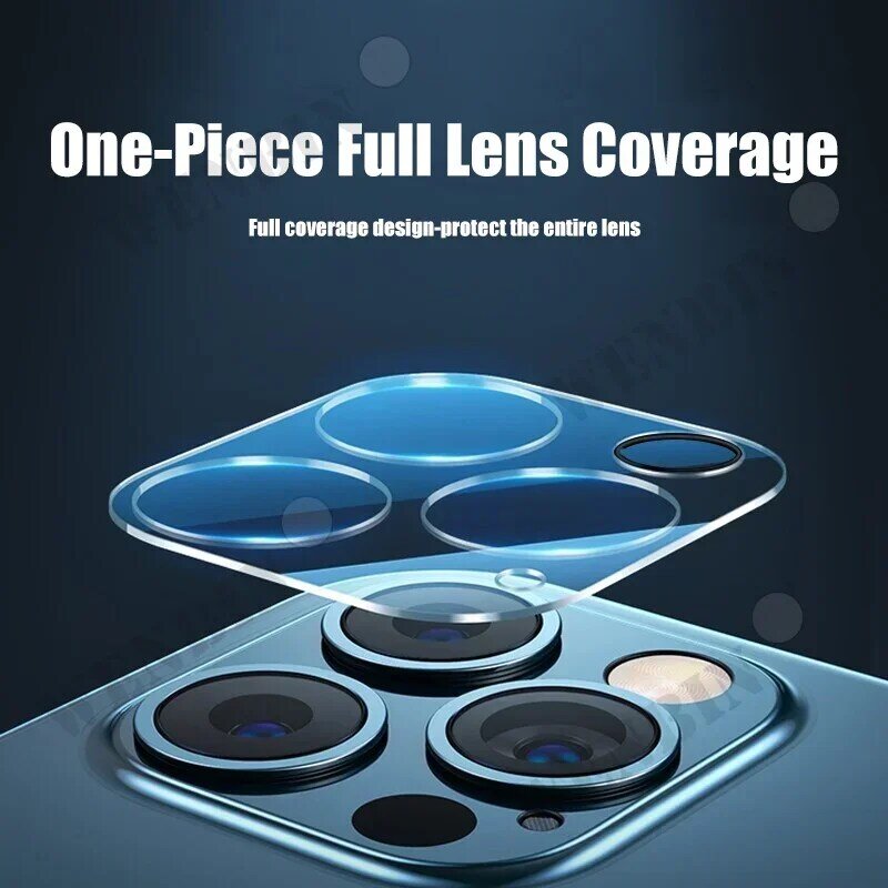 Camera Lens Protector Glass For iPhone 15 14 Pro Max Plus 13 12 11 Pro Max Full Cover Protective Glass For Camera Film